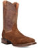 Image #1 - Dan Post Men's Snyder Western Boots - Broad Square Toe, Brown, hi-res