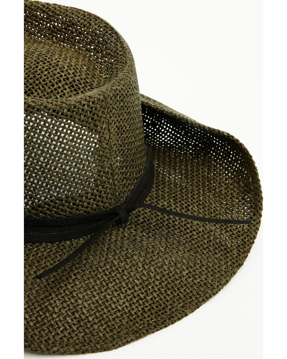 Image #2 - Shyanne Women's Sage Straw Cowboy Hat, Olive, hi-res