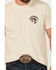 Image #4 - Brixton Men's Boot Barn Exclusive Vive Libre Mariachi Girl Short Sleeve Graphic T-Shirt, Sand, hi-res