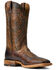 Image #1 - Ariat Men's Standout Leather Performance Western Boot - Broad Square Toe , Brown, hi-res