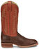 Image #2 - Justin Men's McLane Western Boots - Broad Square Toe, Brown, hi-res
