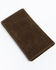 Cody James Men's Brown Inlay Checkbook Wallet , Brown, hi-res
