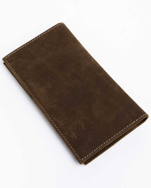 Cody James Men's Brown Inlay Checkbook Wallet , Brown, hi-res