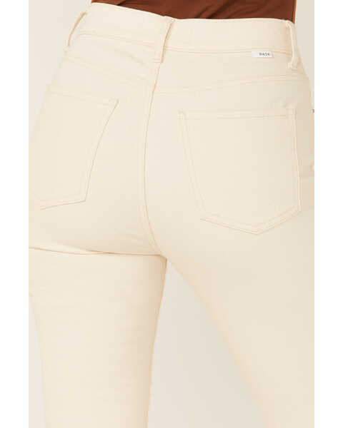 Image #4 - Daze Women's Shy Girl High Rise Ivory Crop Flare Jeans, Natural, hi-res