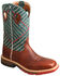 Image #1 - Twisted X Men's CellStretch Western Work Boots - Alloy Toe, Cognac, hi-res