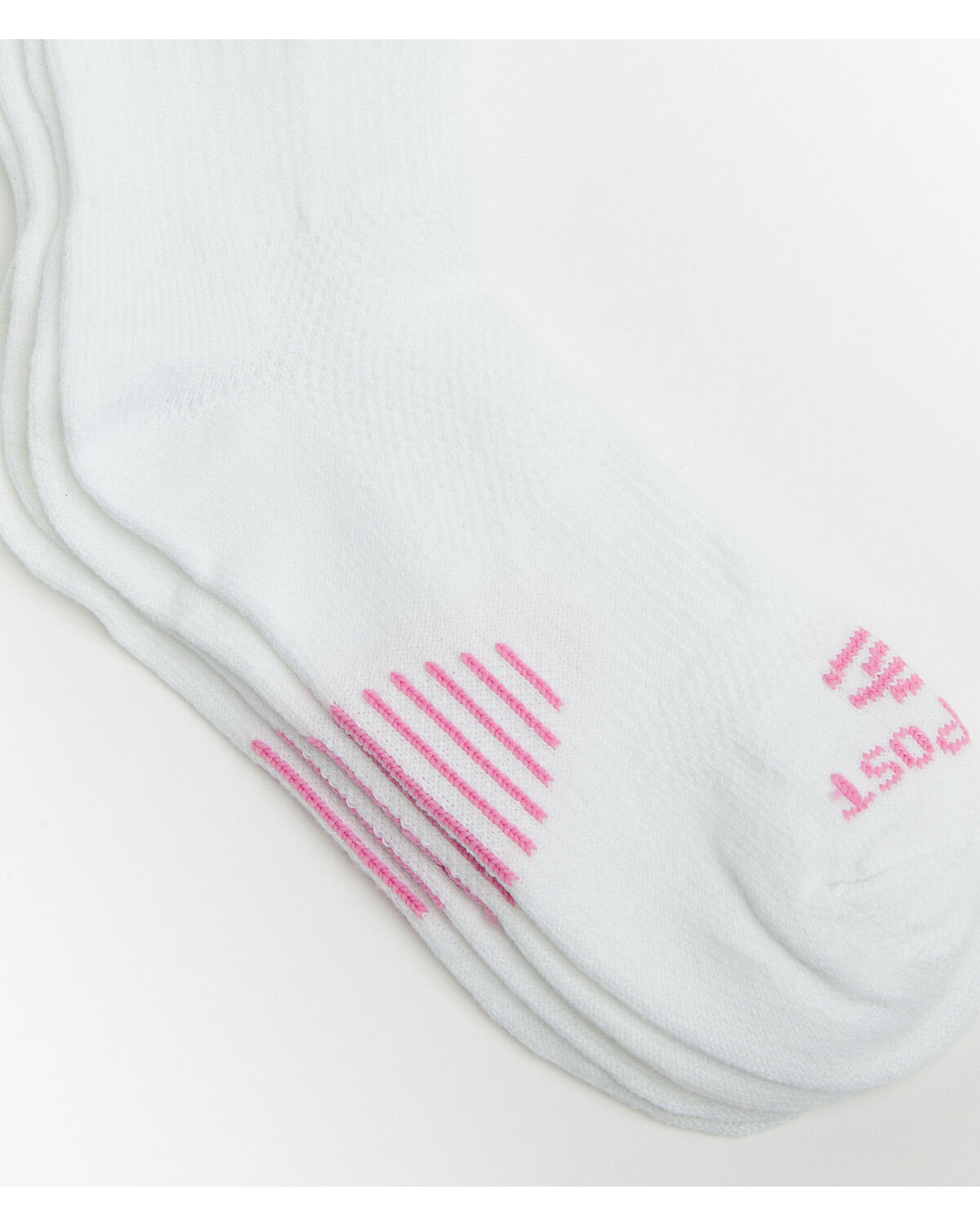 Image #1 - Dan Post Women's Crew Socks - 2 Pack, White, hi-res