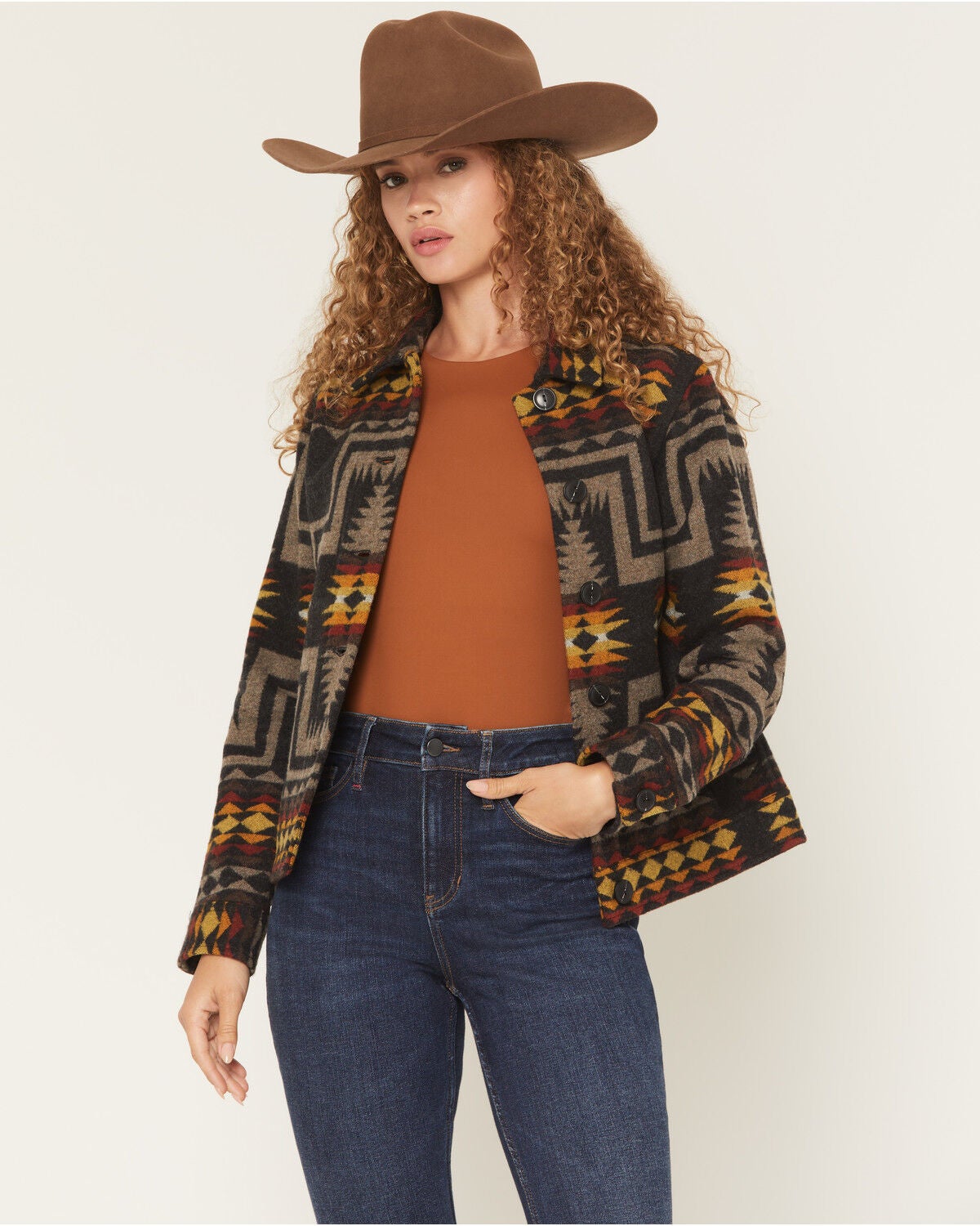 Pendleton Women's Willa Jacket, Black, hi-res