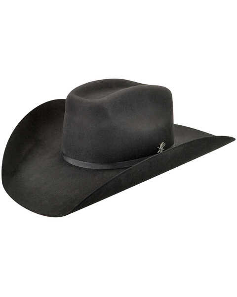 Bailey Murphy II 2X Felt Cowboy Hat , Black, hi-res