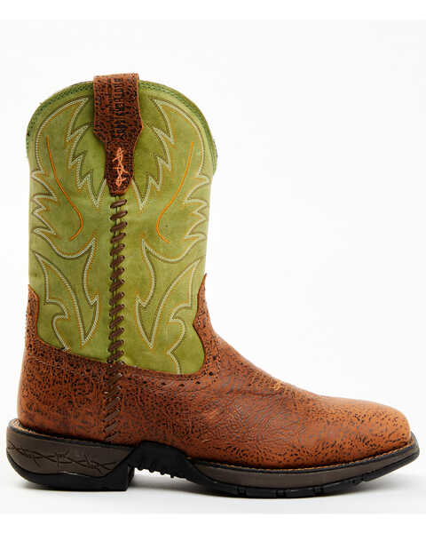 Image #2 - Brothers and Sons Men's High Hopes Lite Performance Western Boots - Broad Square Toe , Green, hi-res