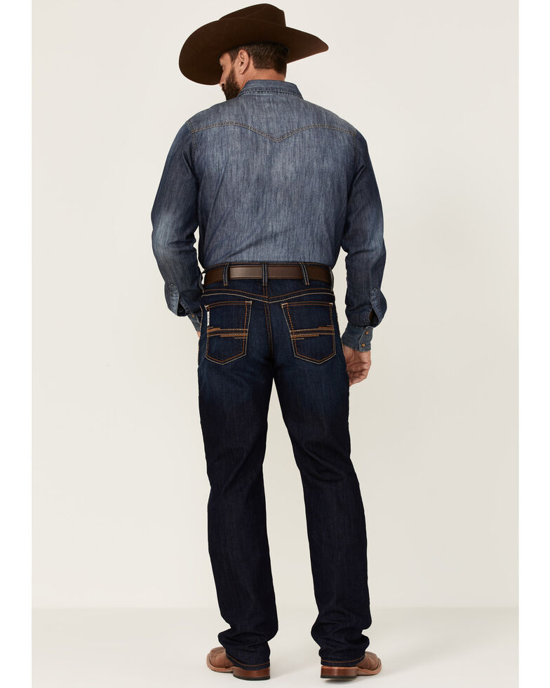 Cinch Men's White Label Dark Wash Performance Stretch Relaxed ...