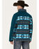 Image #4 - Powder River Outfitters Men's Southwestern Print Softshell Jacket, Teal, hi-res