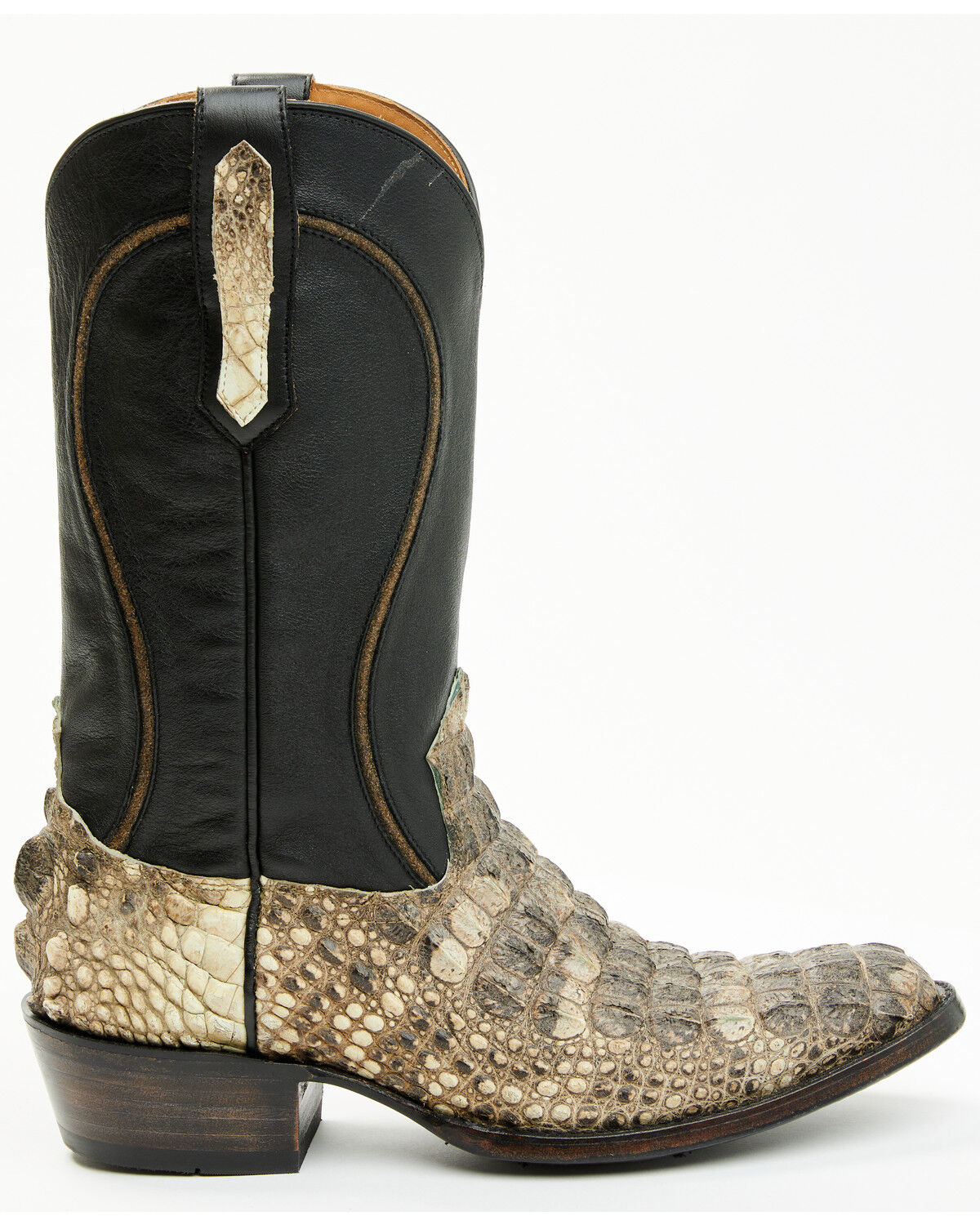 Image #2 - Cody James Black 1978® Men's Tillman Exotic Hornback Alligator Western Boots - Round Toe, Black, hi-res