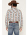 Image #4 - RANK 45&reg; Men's Warrior RODEOTEK&trade; Southwestern Print Long Sleeve Snap Western Shirt, Cream, hi-res