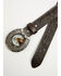 Image #2 - Shyanne Women's Arden Horseshoe Buckle Belt, Brown, hi-res