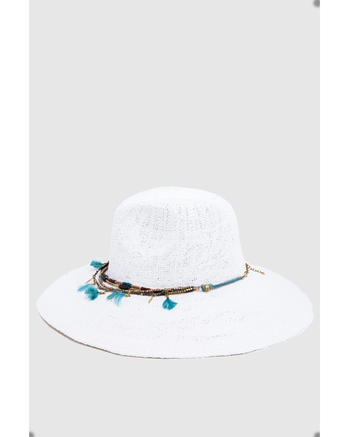 Image #3 - Nikki Beach Women's Dara Straw Western Fashion Hat, White, hi-res