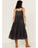 Image #4 - Cleo + Wolf Women's Tiered Relaxed Fit Midi Dress, Black, hi-res