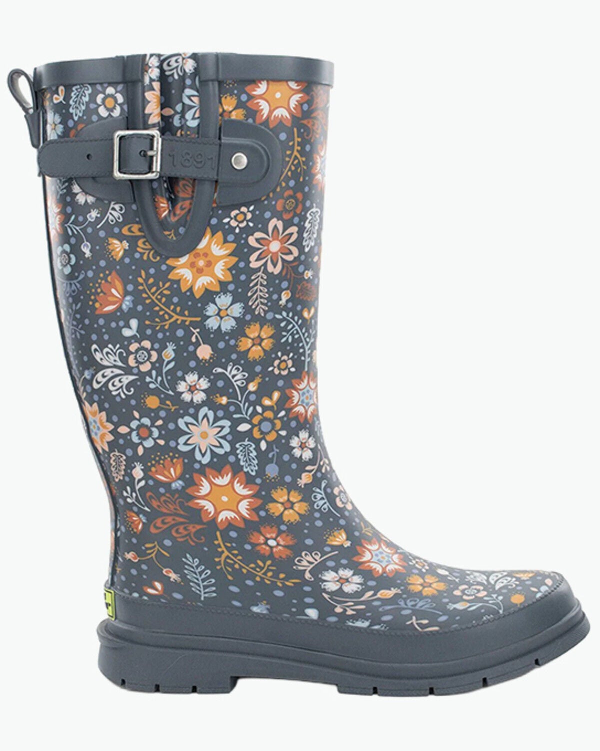 Image #2 - Western Chief Women's Garden Play Tall Rain Boots, Navy, hi-res