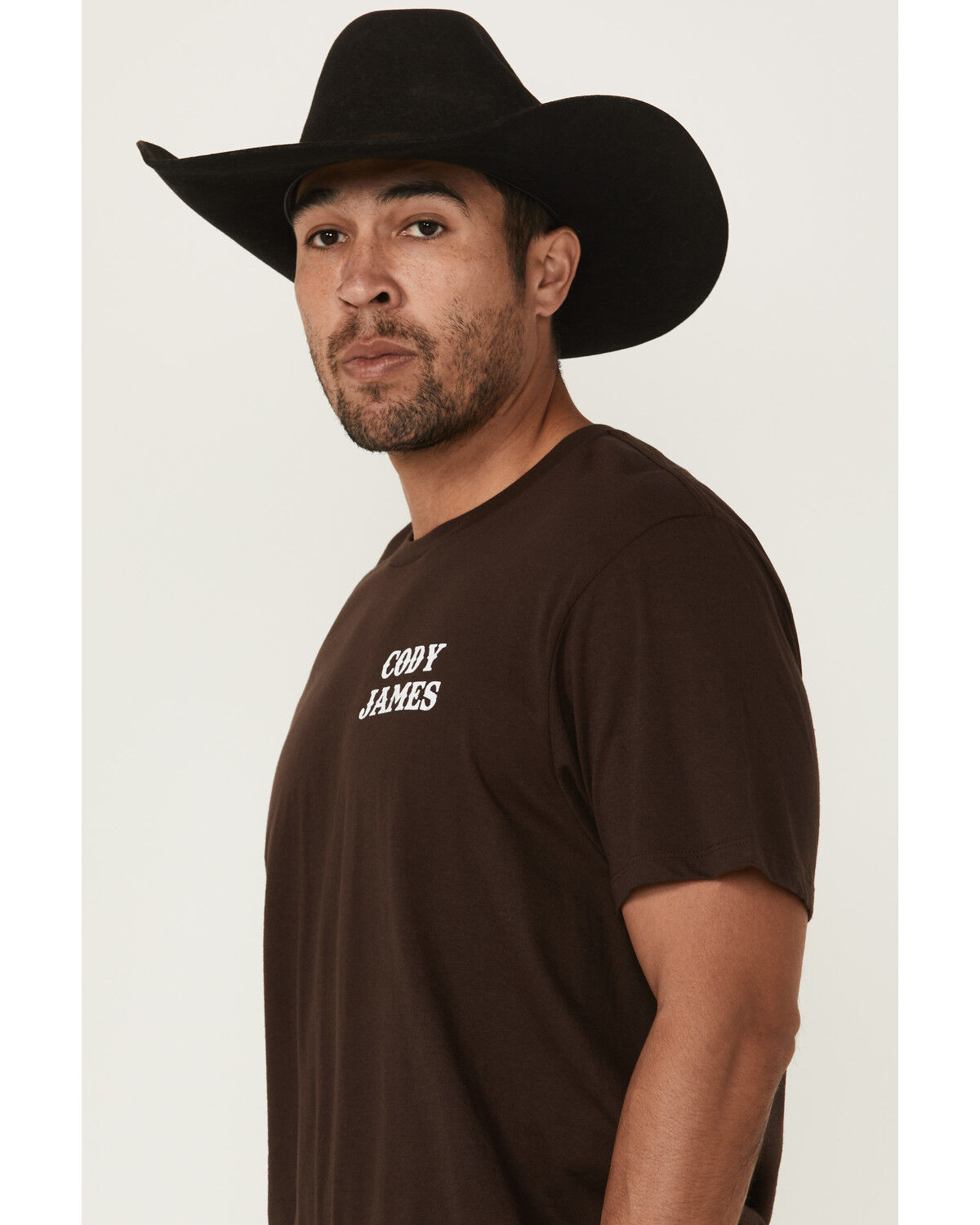 Image #3 - Cody James Men's Southwestern Skull Short Sleeve Graphic T-Shirt, Dark Brown, hi-res