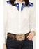 Image #3 - Ariat X Sendero Women's Senorita Long Sleeve Pearl Snap Western Shirt, White, hi-res