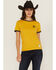 Image #2 - Wrangler X Lainey Wilson Women's Wilson Farms Short Sleeve Graphic Tee, Mustard, hi-res