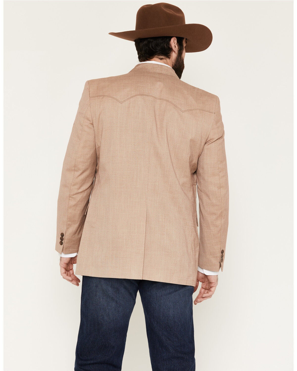 Image #4 - Circle S Men's Lubbock Button-Down Sportcoat - Big, Tan, hi-res