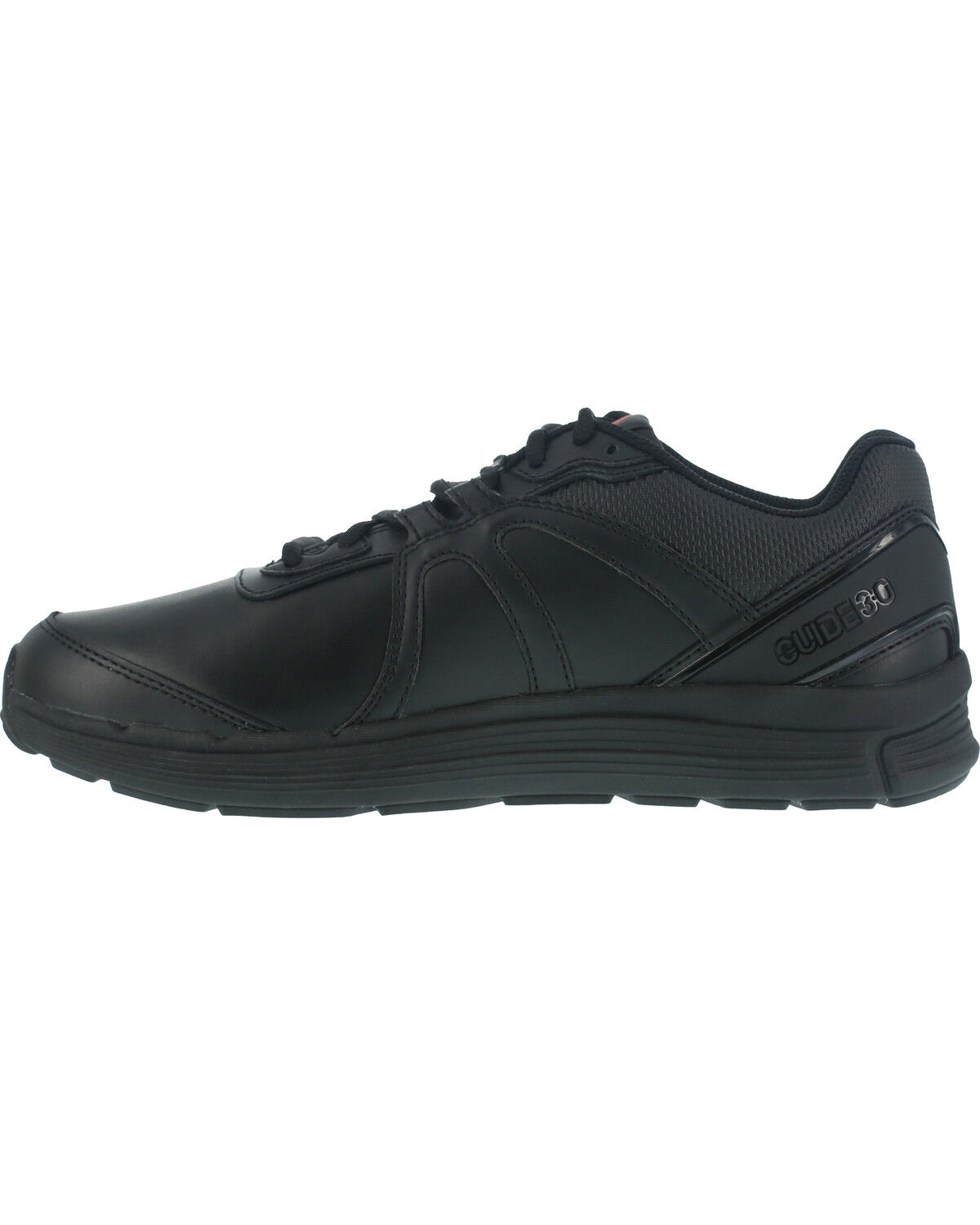 Image #4 - Reebok Men's Guide Athletic Oxford Work Shoes - Soft Toe, Black, hi-res