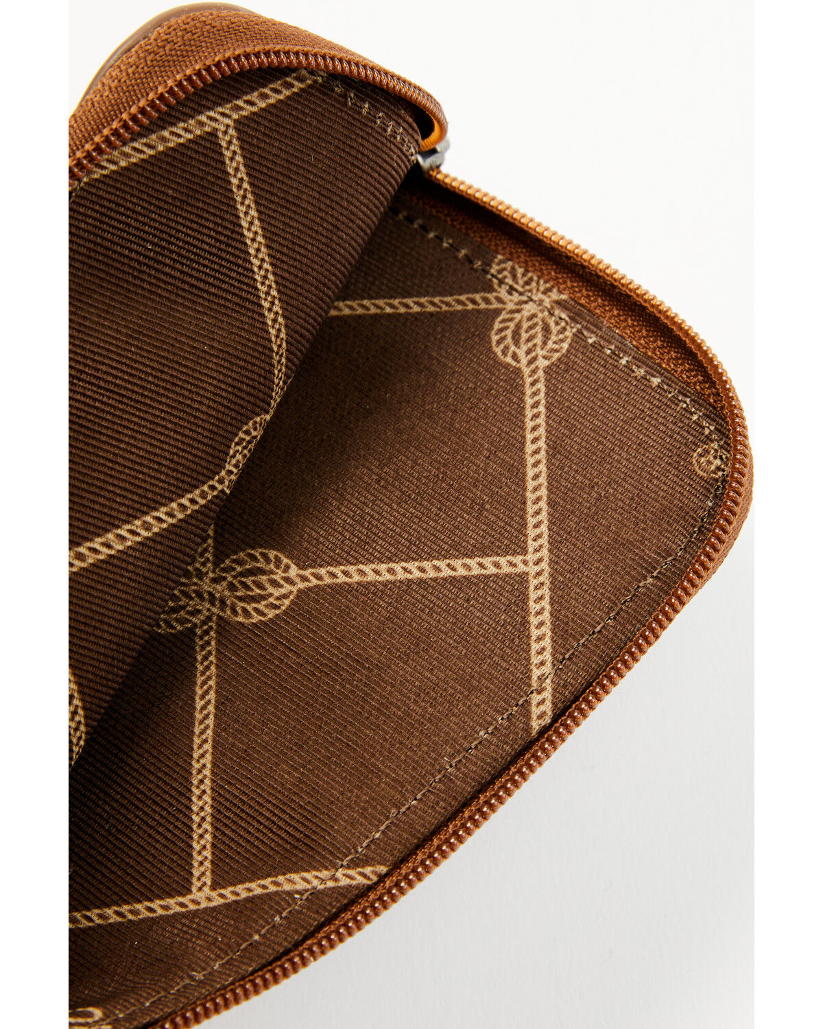 Image #2 - Wrangler X Boot Barn Women's Southwestern Print Mini Zip Wallet, Turquoise, hi-res