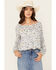 Image #1 - Wild Moss Women's Paisley Print Long Sleeve Top, Multi, hi-res