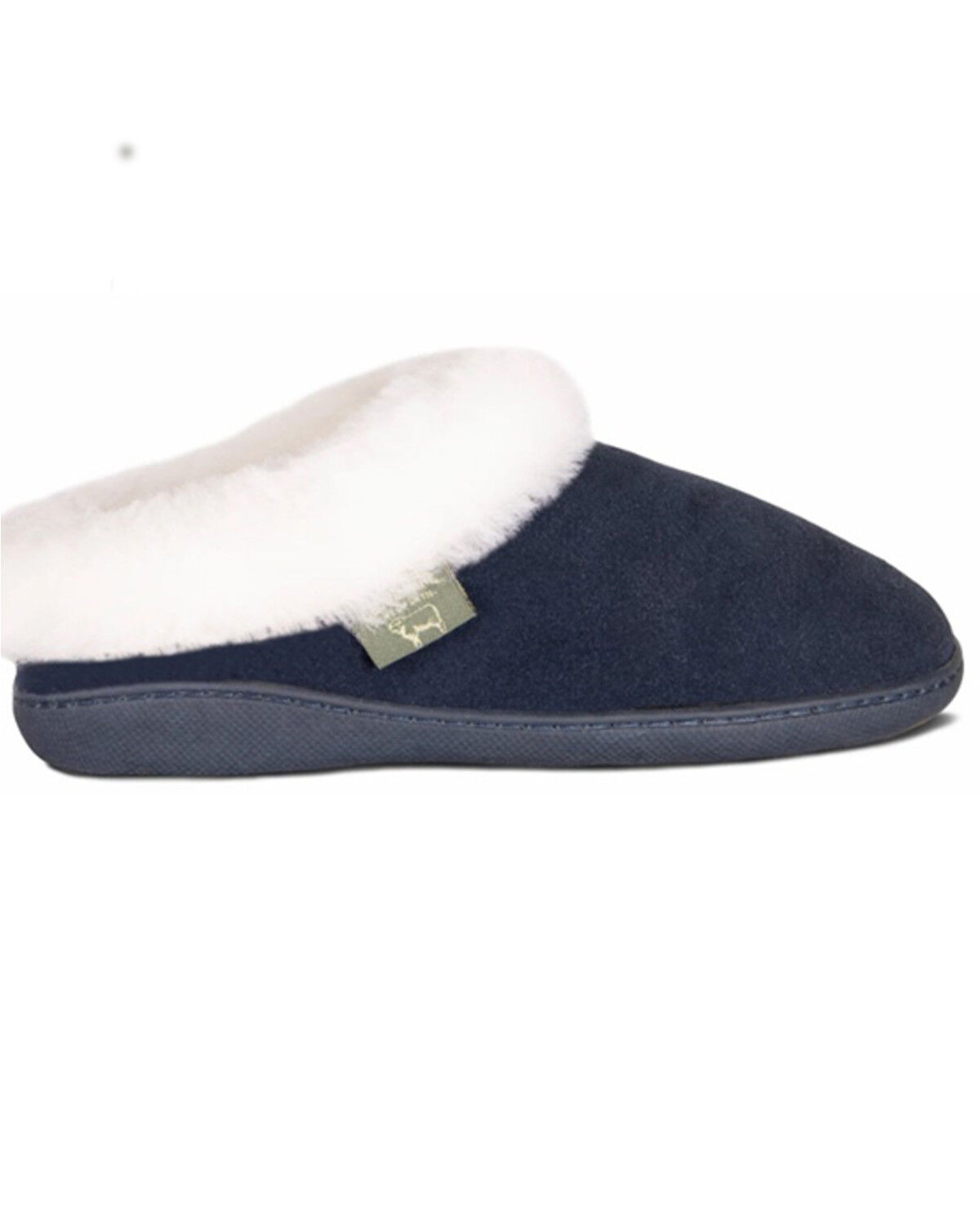 Image #1 - Cloud Nine Women's Sunrise Sheepskin Clogs, Navy, hi-res