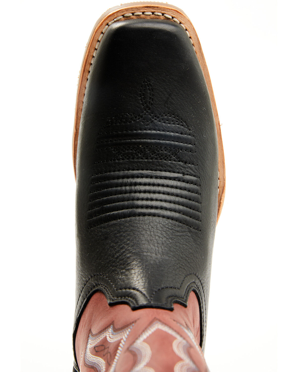 Image #6 - Dan Post Men's Creed Western Boots - Square Boots, Black, hi-res