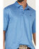 Image #3 - Ariat Men's Charger 2.0 Geo Print Short Sleeve Button-Down Polo Shirt, Blue, hi-res