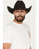 Image #4 - Howitzer Men's Never Americana Short Sleeve Graphic T-Shirt, White, hi-res