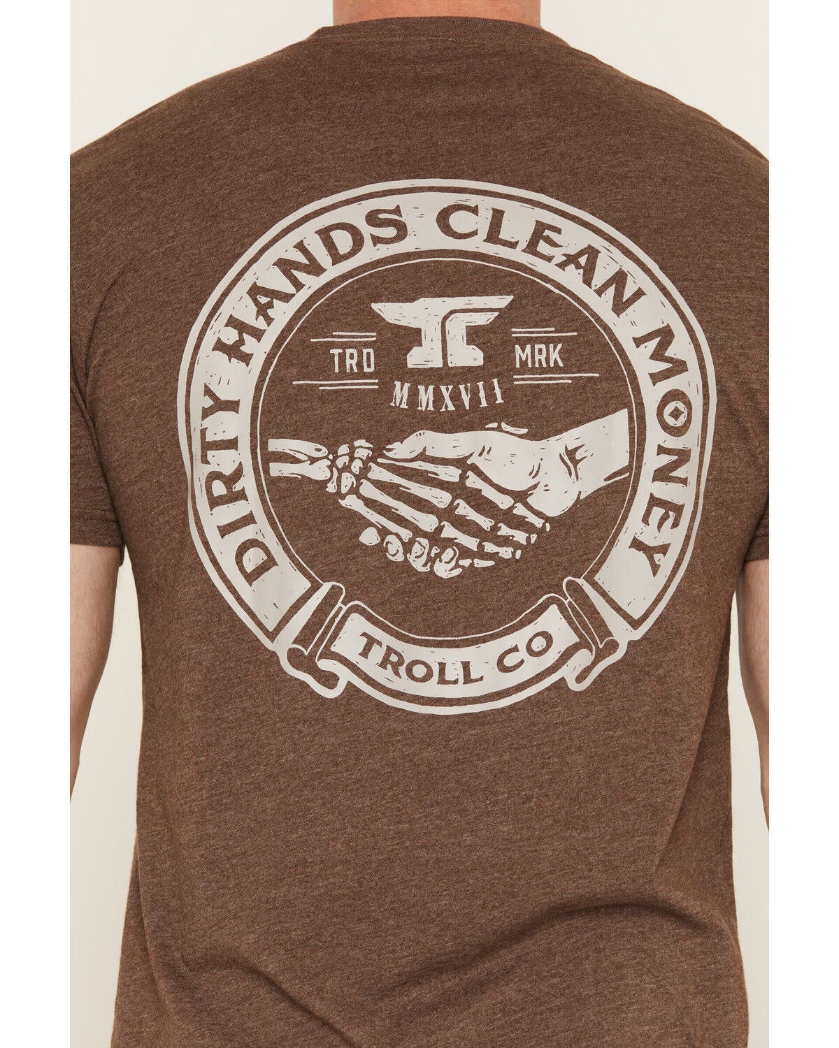 Image #4 - Troll Co Men's Haggler Short Sleeve Graphic T-Shirt, Brown, hi-res