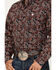 Image #3 - Cinch Men's Paisley Print Long Sleeve Button-Down Western Shirt, Black, hi-res