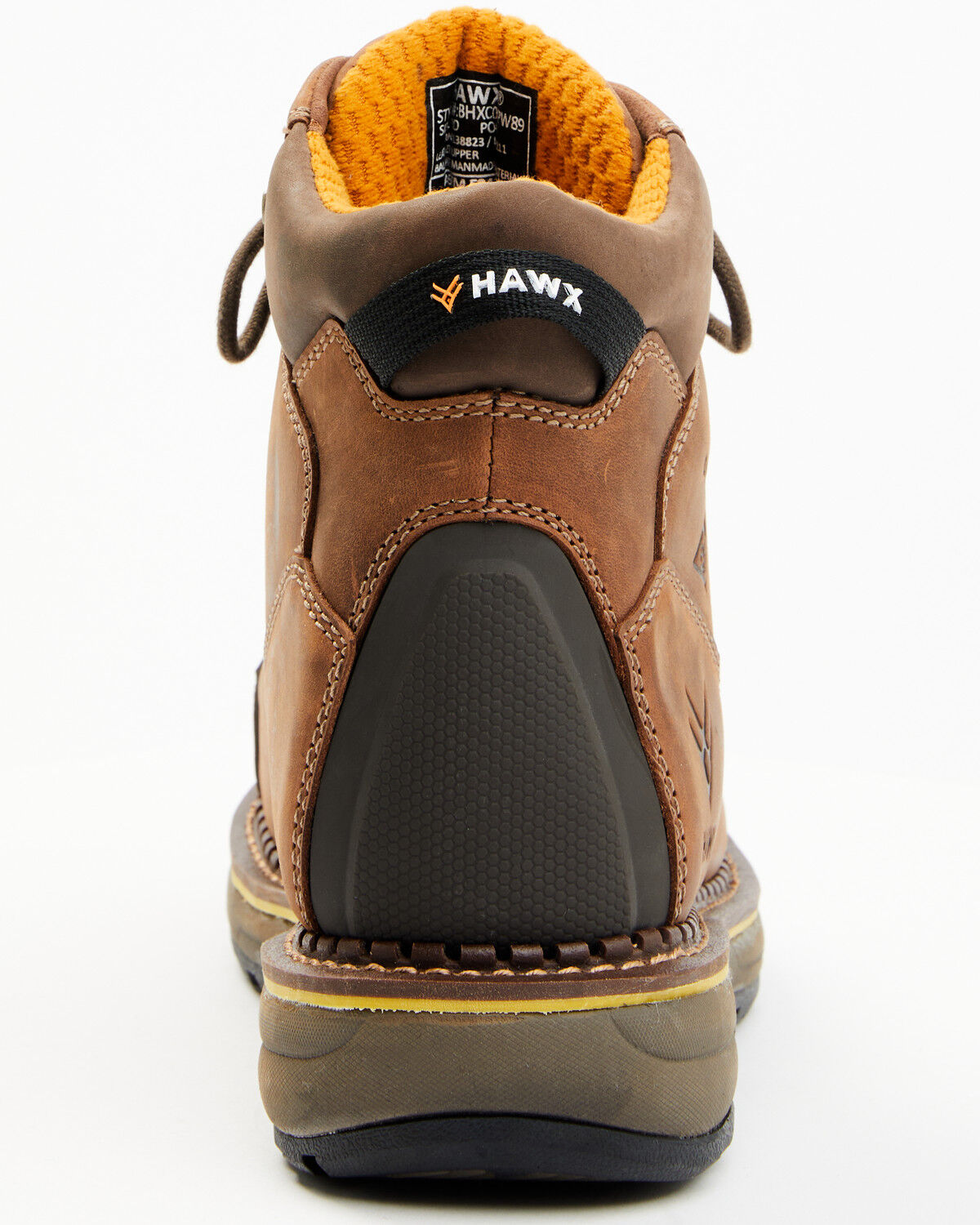 Image #5 - Hawx Men's 6" Crew Chief Internal Met Guard Work Boots - Composite Toe, Brown, hi-res
