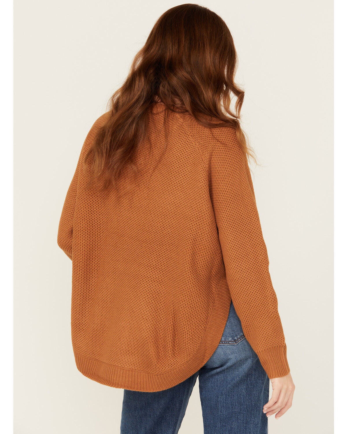 Image #4 - Cotton & Rye Women's Round Bottom Sweater, Caramel, hi-res