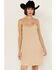Image #1 - Shyanne Women's Faux Suede Sleeveless Dress, Taupe, hi-res