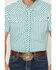 Image #3 - Rock & Roll Denim Men's TEK Core Southwestern Striped Short Sleeve Stretch Western Shirt, Turquoise, hi-res