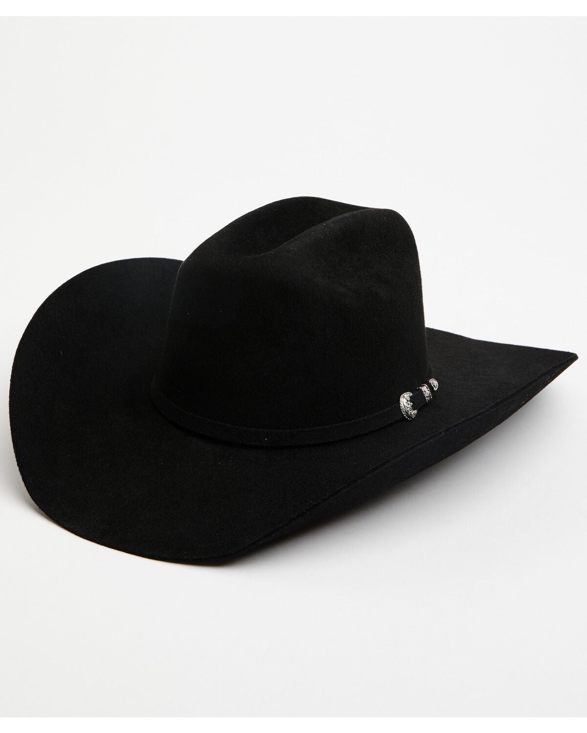 Image #1 - Justin Ryder 10X Felt Cowboy Hat, Black, hi-res