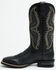 Image #3 - Ariat Men's Captivate Tall Performance Western Boots - Broad Square Toe, Black, hi-res