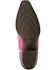 Image #5 - Ariat Girls' Casanova Suede Western Boots - Snip Toe, Pink, hi-res