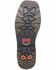 Image #4 - Double H Men's 11" Phantom Rider Waterproof Western Work Boots - Composite Toe, Dark Brown, hi-res