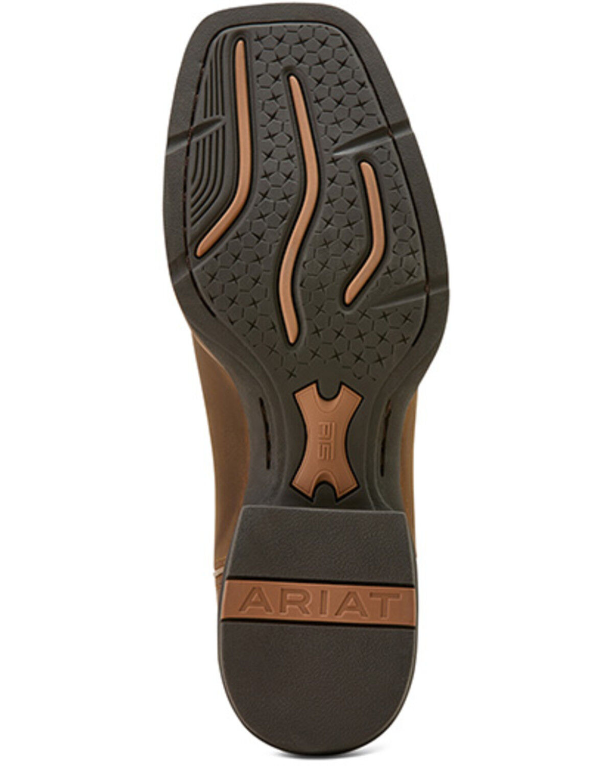 Image #5 - Ariat Men's Sport Freedom Distressed Western Boots - Broad Square Toe, Brown, hi-res