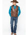 Image #10 - Cripple Creek Men's Whiskey Brown Faux Leather Vest, Med Brown, hi-res