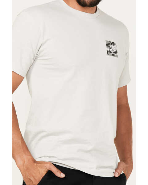 Brixton Men's Alpha Square Logo Graphic T-Shirt, Silver, hi-res