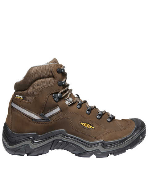 Keen Men's Durand II Waterproof Work Boots - Soft Toe, Brown, hi-res