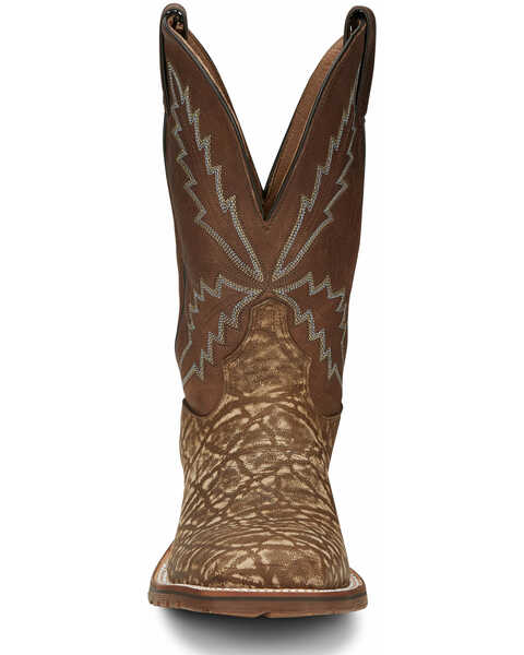 Image #5 - Tony Lama Men's Bowie Western Boots - Broad Square Toe, Brown, hi-res