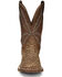 Image #5 - Tony Lama Men's Bowie Western Boots - Broad Square Toe, Brown, hi-res