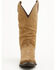Image #5 - Laredo Women's Meadowlark Suede Western Boots - Round Toe, Camel, hi-res