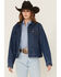 Image #2 - Cowboygirl by Jenna Paulette Women's Cowboyfriend Denim Jacket, Dark Wash, hi-res